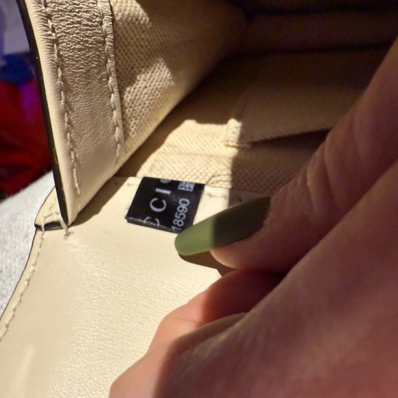 GUCCI Bambbo Dyonisus two-way Handbag Bag Off White/Red/Navy Leather - Picture 12 of 15